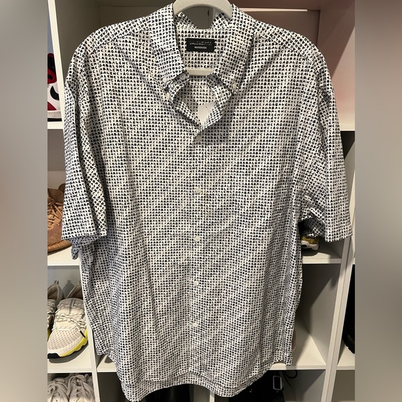 MEN'S ARCHIVE LETTERS SHIRT IN BLACK - Picture 1 of 5